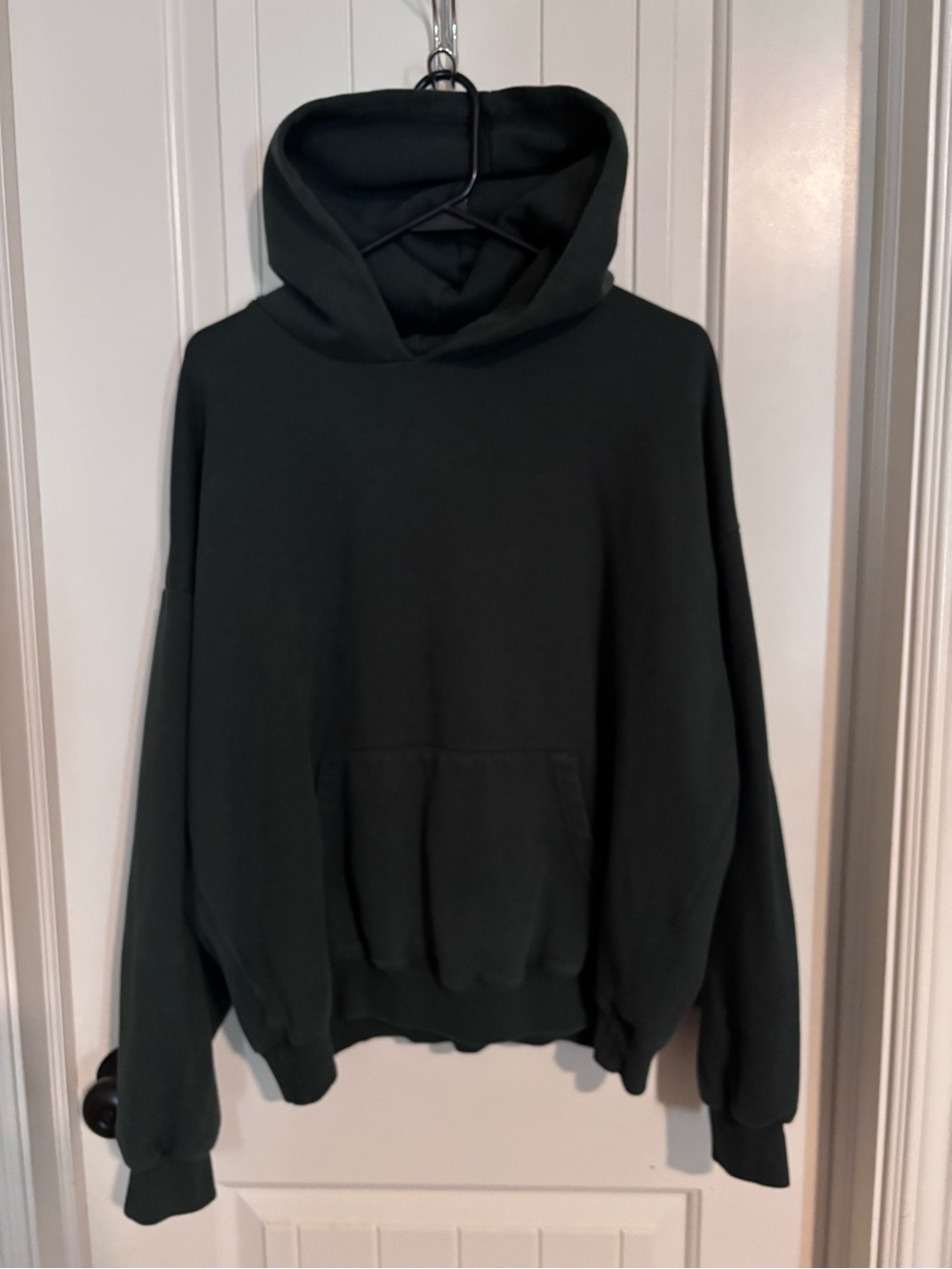 SKIMS Forest Green Hooded Pullover Sweatshirt